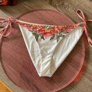 Floral Tie-Side Bikini Bottom